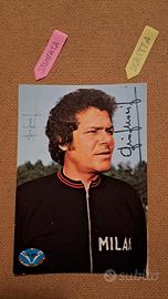 GUSTAVO GIAGNONI Milan autografo cartolina