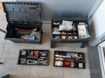 cassetta porta attrezzi 4 scomparti