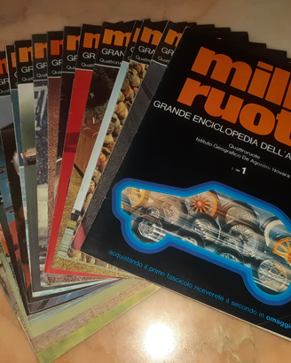 Enciclopedia MILLE RUOTE 18 Fascicoli - 1970