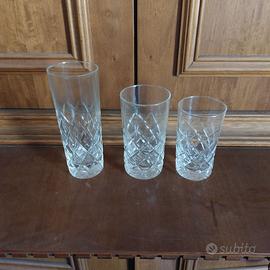 Servizio Completo 18 Bicchieri Tumbler Cristallo