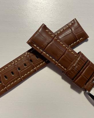 New CINTURINO Per PANERAI Pelle 24/22 120/75 LOGO