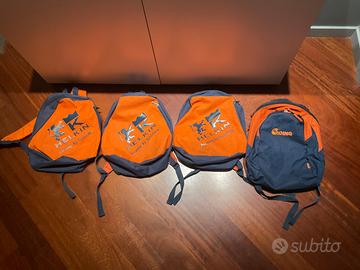 3 Zaini Helkin + Altro zaino