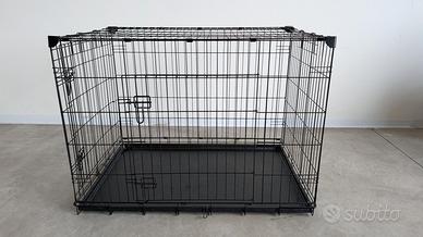 Gabbia per cani a doppia porta disponibili due