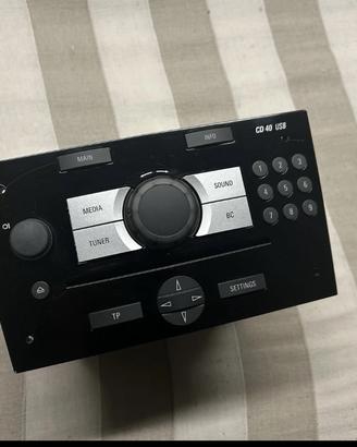 Autoradio Opel CD40 USB Nera !TECH2 Reset!