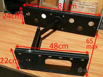 Staffa/braccio per TV grande formato