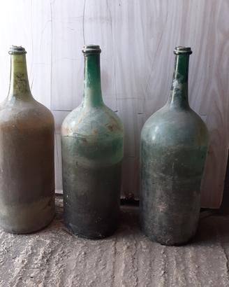 contenitori in vetro verde