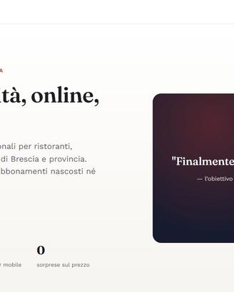 Creazione siti web per parrucchieri, idraulici e p