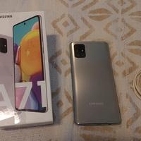 Samsung Galaxy  A71 con scatola caricatore