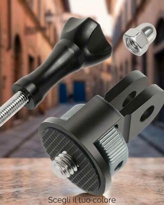 adattatore acciaio rotazione a 360 per insta360 