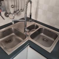 Lavandino Angolare Doppio  + Miscelatore