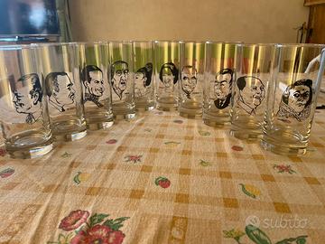 Set bicchieri vintage