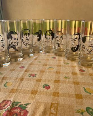 Set bicchieri vintage