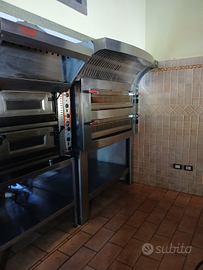 Forno e banco per pizzeria