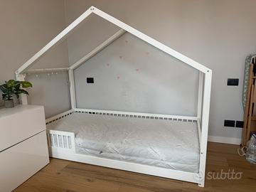 Lettino montessoriano con materasso