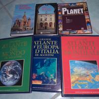 Pezzi: 6 Atlanti De Agostini  e Touring Club...