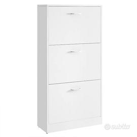 Scarpiera bianca a 3 livelli, prezzo trattabile