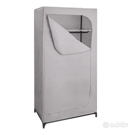 2 Armadi Spaceo tessuto metallo 75x45x160cm