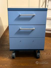 Comodino blu mobile