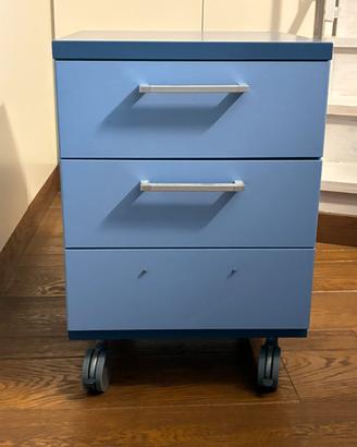 Comodino blu mobile