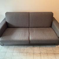 Divano a due postazioni con letto estraibile