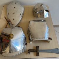 Abito di carnevale armatura romana