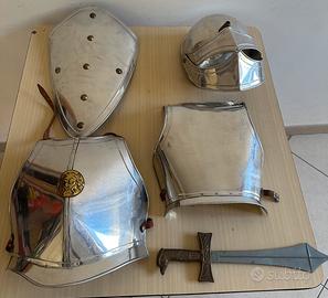 Abito di carnevale armatura romana