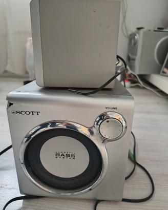 Casse acustiche scott con subwoofer 2.1