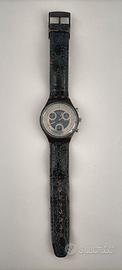 orologio Swatch argento stella cronografo