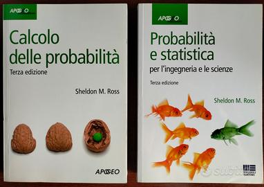 2 Libri Probabilità Statistica Sheldon M. Ross