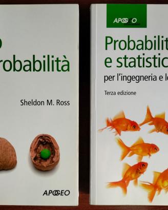 2 Libri Probabilità Statistica Sheldon M. Ross