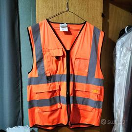 Gilet da lavoro arancione ad alta visibilità - Bee