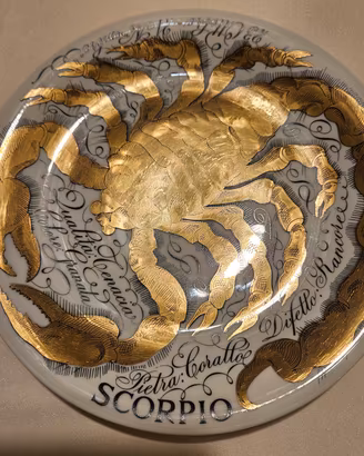 🌈 Fornasetti-Piatti in porcellana Serie Zodiaco