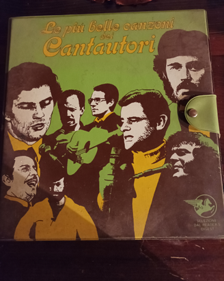 Cofanetto 9 musicassette cantautori italiani