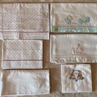 Set lenzuola lettino