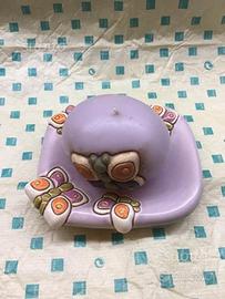 THUN candela profumata con piattino farfalla