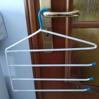 Gruccia appendiabiti  pantaloni in metallo vintage