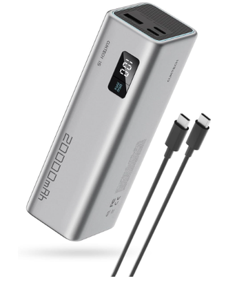 CUKTECH 65W Power Bank Ricarica Rapida, 20000mAh