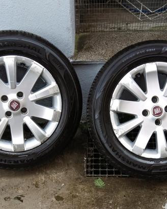 Cerchi 15pollici Fiat + gomme estive