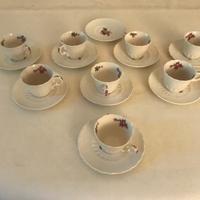 Servito caffè Spode's Billingsley Rose "Copeland"