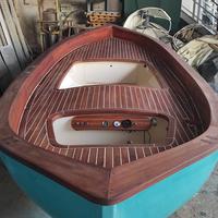 Splendido gozzo in legno con rivestimento epossidi