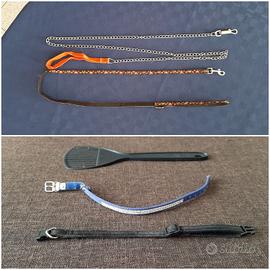 set 2 collari e guinzagli gatti + paletta