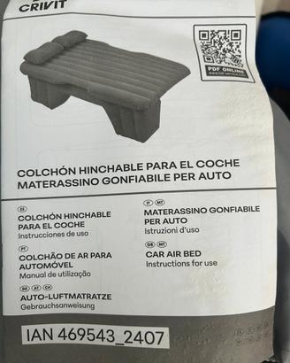Materassino gonfiabile per auto
