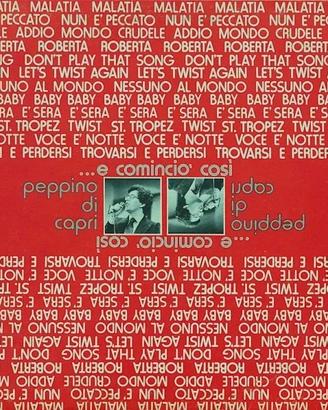 lp 33 giri peppino di capri e comincio cosi' 1976