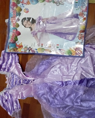 Costume carnevale bambina Raperonzolo