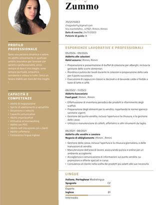 Lavoro da metà settembre