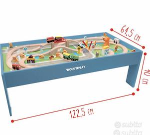Tavolo legno Gioco bimbi/ tavolo attivita’