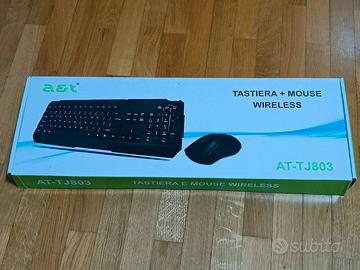 Tastiera + Mouse Wireless AET – Set completo