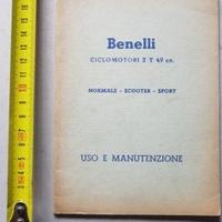 Benelli 50 Sport Scooter Normale 1959 manuale uso