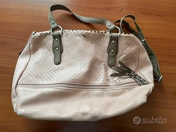 Borsa similpelle donna color rosa