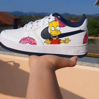 air force 1 homer simpson